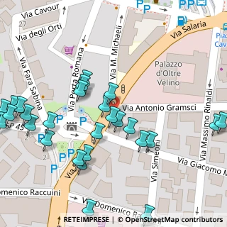 Mappa Via Giacomo Matteotti, 02100 Rieti RI, Italia (0.06429)