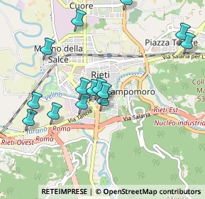 Mappa Strada Salaria, 02100 Rieti RI, Italia (1.03)