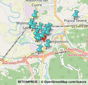 Mappa Via degli Orti, 02100 Rieti RI, Italia (0.61571)