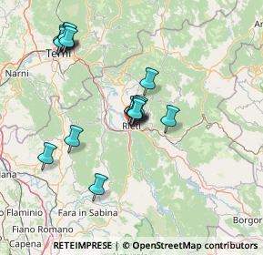 Mappa Via degli Orti, 02100 Rieti RI, Italia (14.63688)