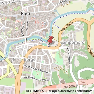 Mappa Via Salaria, 26, 02100 Rieti, Rieti (Lazio)