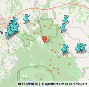 Mappa Via Piangoli, 01030 Canepina VT, Italia (5.9765)