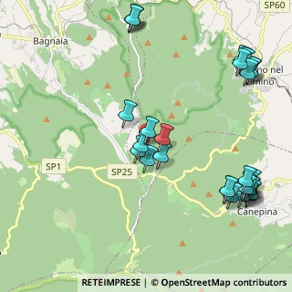 Mappa Via Piangoli, 01030 Canepina VT, Italia (2.74286)