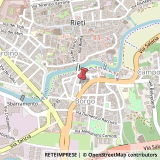 Mappa Via Michaeli M., 14, 02100 Rieti, Rieti (Lazio)