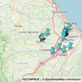 Mappa Via Pescara, 65019 Pianella PE, Italia (8.3)