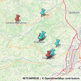 Mappa Via Pescara, 65019 Pianella PE, Italia (3.52545)