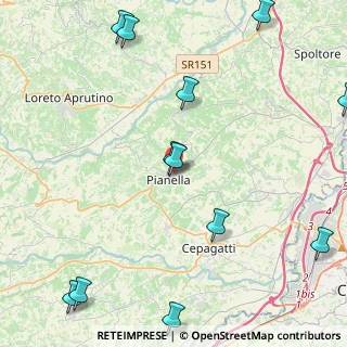 Mappa Via Pescara, 65019 Pianella PE, Italia (6.28917)