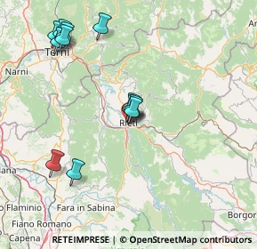 Mappa Piazza Camillo Benso Conte di Cavour, 02100 Rieti RI, Italia (16.68833)