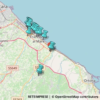 Mappa Via Foro, 66023 Francavilla al Mare CH, Italia (4.01733)