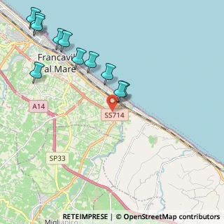 Mappa Via Foro, 66023 Francavilla al Mare CH, Italia (2.66818)
