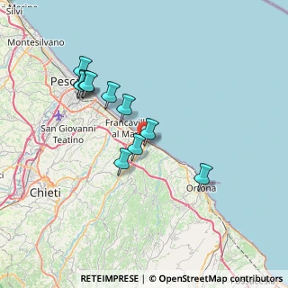Mappa Via Foro, 66023 Francavilla al Mare CH, Italia (7.07636)