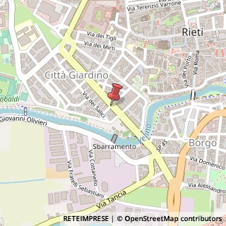 Mappa V. Matteucci, 37, 02100 Rieti, Rieti (Lazio)