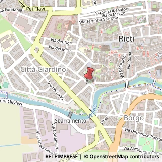 Mappa Piazza Bachelet Vittorio, 22, 02100 Rieti, Rieti (Lazio)