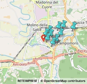 Mappa Via dei Salici, 02100 Rieti RI, Italia (0.60273)