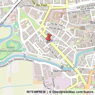 Mappa Via degli Elci, 39, 02100 Rieti, Rieti (Lazio)