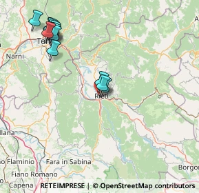 Mappa Via dei Salici, 02100 Rieti RI, Italia (18.93538)