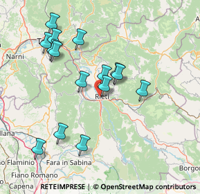 Mappa Via dei Salici, 02100 Rieti RI, Italia (15.64)