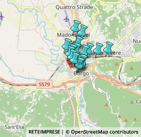 Mappa Via dei Salici, 02100 Rieti RI, Italia (0.86526)