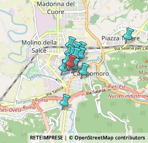 Mappa Piazza Cavour, 02100 Rieti RI, Italia (0.43)