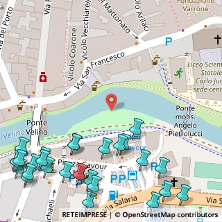 Mappa Piazza Cavour, 02100 Rieti RI, Italia (0.09643)