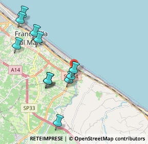 Mappa Via Antonella D'Aquino, 66023 Francavilla al Mare CH, Italia (2.29167)