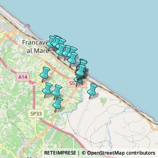 Mappa Via Antonella D'Aquino, 66023 Francavilla al Mare CH, Italia (1.241)