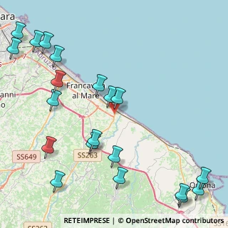 Mappa Strada statale, 66023 Francavilla al Mare CH, Italia (6.0905)