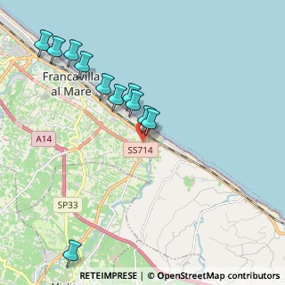 Mappa Strada statale, 66023 Francavilla al Mare CH, Italia (2.22727)