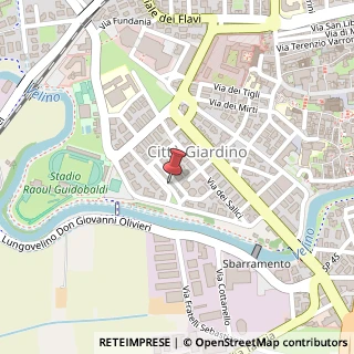 Mappa Via delle Magnolie, 8, 02100 Rieti, Rieti (Lazio)
