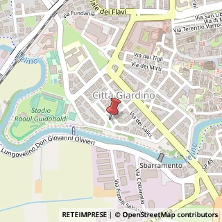 Mappa Via delle Magnolie, 5, 02100 Rieti, Rieti (Lazio)