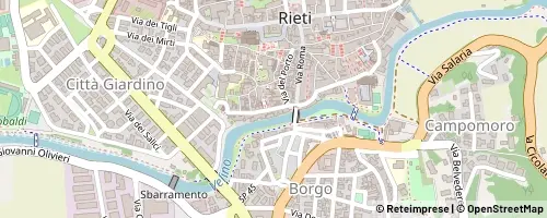 Mappa Rieti