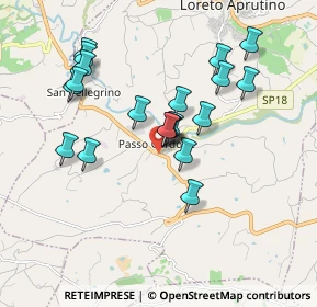 Mappa Contrada Saletto, 65014 Loreto Aprutino PE, Italia (1.7395)