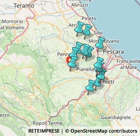 Mappa Contrada Saletto, 65014 Loreto Aprutino PE, Italia (10.80846)