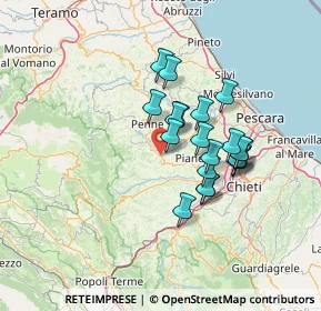 Mappa Contrada Saletto, 65014 Loreto Aprutino PE, Italia (11.3995)