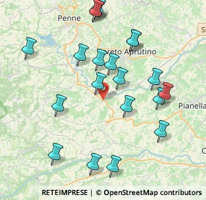 Mappa Contrada Saletto, 65014 Loreto Aprutino PE, Italia (4.361)