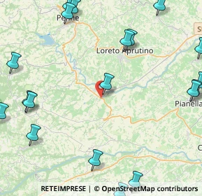 Mappa Contrada Saletto, 65014 Loreto Aprutino PE, Italia (6.742)
