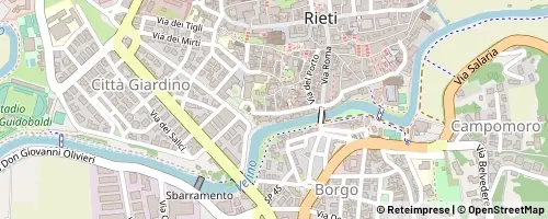 Mappa Rieti