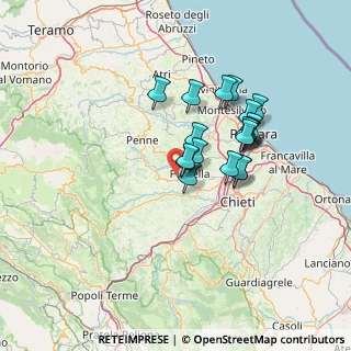 Mappa Contrada colle ciafardone, 65019 Pianella PE, Italia (11.45263)