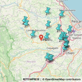 Mappa Contrada colle ciafardone, 65019 Pianella PE, Italia (9.3885)