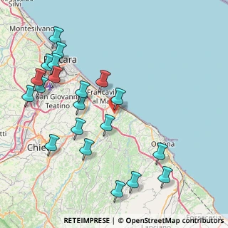Mappa Via San Giovanni, 66023 Francavilla al Mare CH, Italia (10.083)