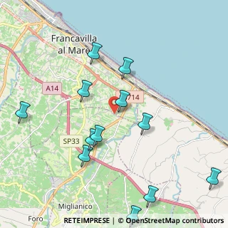 Mappa Via San Giovanni, 66023 Francavilla al Mare CH, Italia (2.46)