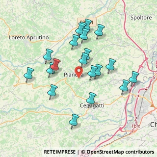 Mappa Contrada Fontegallo, 65019 Pianella PE, Italia (3.899)