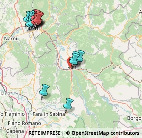 Mappa SP Tancia, 02100 Rieti RI (21.6925)