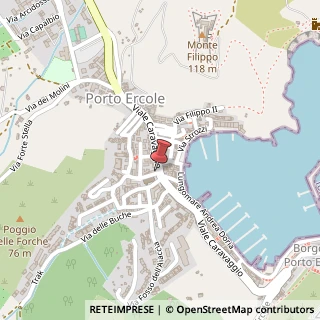 Mappa 58018 Porto Ercole GR, Italia, 58018 Monte Argentario, Grosseto (Toscana)