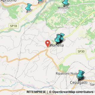 Mappa Via S. Nicola, 65019 Pianella PE, Italia (2.599)