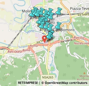Mappa Fermopoint, 02100 Rieti RI, Italia (0.842)