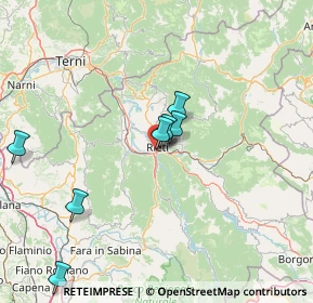 Mappa Fermopoint, 02100 Rieti RI, Italia (25.65091)