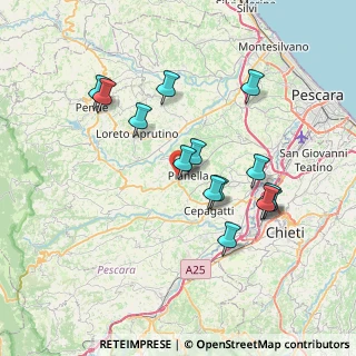 Mappa Pianella, 65019 Pianella PE, Italia (7.21214)