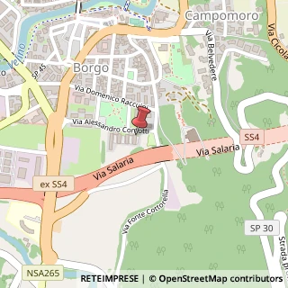 Mappa Via Fonte Cottorella, 02100 Rieti RI, Italia, 02100 Rieti, Rieti (Lazio)