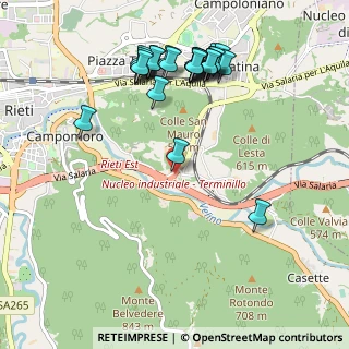 Mappa Via Valle Oracola, 02100 Rieti RI, Italia (1.1963)